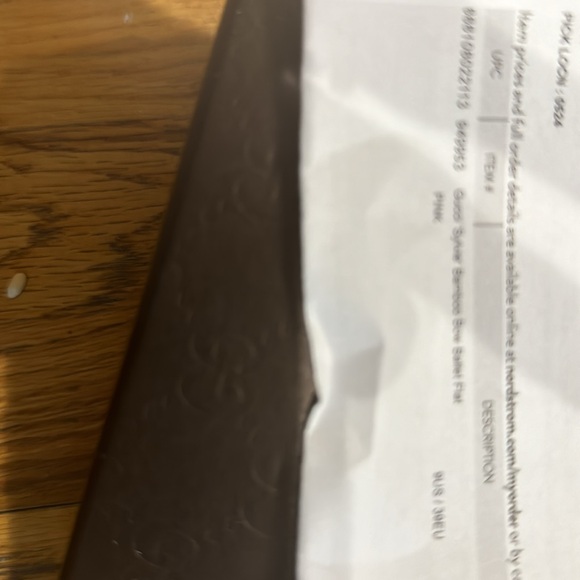 Gucci “Sylvia” Pink Bamboo bow ballet flats size 39 ( US 9) - Picture 9 of 9